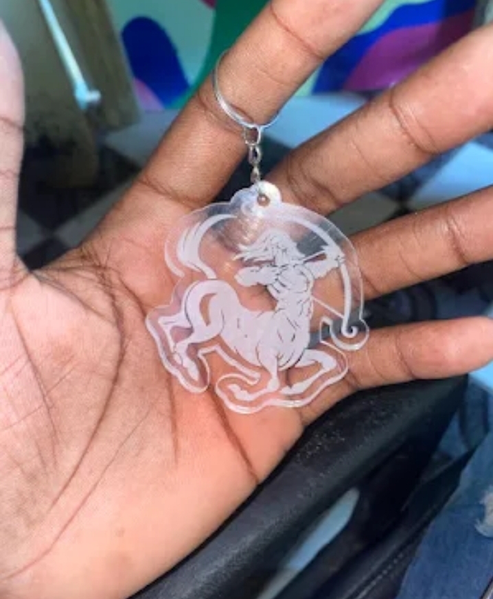 Acrylic Keyrings 2.5″